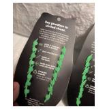 Maplefield Glow-in-the-Dark Silicone Shoelaces - 16 Pack