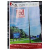 Real estate billboard stand - percent