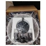 Modern Ceiling Light Fixture - Easric Semi Flush Mount Ceiling Light Industrial Light Fixtures Ceiling Mount with Fabric Shade Black Metal Frame Drum Ceiling Lights for Bedroom,Hallway,Kitchen - Retai