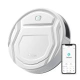 Lefant Robot Vacuum Cleaner, Strong Suction, 120 Mins Runtime, Slim, Low Noise, Automatic Self-Charging, Wi-FiAppAlexa Control, Ideal for Pet Hair Hard Floor and Daily Cleaning, M210 - Retail: $89