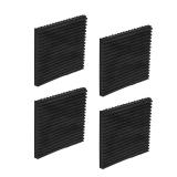 Air Jade Rubber Anti Vibration Pads, 4 x 4 x 38 inches Heavy Duty All-Rubber Vibration Isolation Mats for HVAC, Compressors, Treadmills, Air Conditioner Units, Washer, 4 Pack - Retail: $13