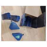 Clipper Guards for Wahl 10 12 14 16 18 20 Hair Clipper Guards 6pcs Extra Long Clipper Guard Attachments 2.5 Inch Clipper Guides Multiple Sizes Universal 2.5\, 2.25\in, 2\in, 1.75\in, 1.5\in, 1.25\in (