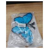 Wettarn  Butterfly Centerpieces for Tables Butterfly Party Decorations 3D Golden Table Toppers Centerpiece for Girl Party Birthday Baby Shower(10 x 7 In,Dark Blue) - Retail: $471