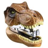 Seto Craft SR-4071 Design Accessories, Brown, 1.4 x 2.6 x 2.0 inches (3.5 x 6.5 x 5 cm), Stapler (Tyrannosaurus) - Retail: $21
