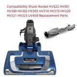 Sionlan Vacuum Cleaner Brush Roller Belt Compatible with Shark Rocket HV322 HV321 HV320 HV325 HV301 HV300 HV302 HV303 HV305 HV310 Replacement Accessories - Retail: $17