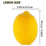 Toopify 20pcs Yellow Artificial Lemons,Fake Fruit Lemons Artificial Lifelike Simulation Lemon for Home House Kitchen Party Decoration - Retail: $15