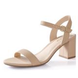 Ankis Nude Black Heels, 2.5