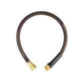 Giraffe Tools Garden Leader Hose 58 inch x 2.5ft, Short Water Hose Heavy Duty, Flexible, Lightweight Hybrid Hose with Bend Protection, Male to Female Fittings - Retail: $17