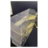 awliye 3 Tier Acrylic Tea Bag Organizer Clear Teabag Storage Rack 12 Compartments Teabags Storage Containers Vertical Tea Bag Organizer Holder for Pantry Kitchen Office Cabinet *sides chipped, still f