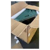 Kingsyard Ground Bird Feeder for Outdoors - Recycled Plastic Platform Feeder for Wild Birds, Rainproof Squirrel Feeders, 5 LBS Large Capacity, Green - Retail: $50