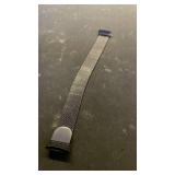 Black Mesh Band Watch Strap Compatible with Rubinom - Retail: $12