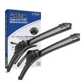 ATTKE OEM Quality Front Windshield Hook Wiper Blades OE Original Style (22?+22? Front Windshield Wiper Blade Set) - Retail: $13