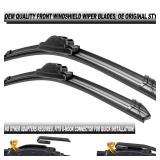 ATTKE OEM Quality Front Windshield Hook Wiper Blades OE Original Style (22?+22? Front Windshield Wiper Blade Set) - Retail: $13