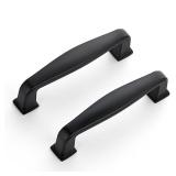 Ravinte 5 Pack 3 Inch Kitchen Cabinet Handles Matte Black Pulls Black Drawer Pulls Kitchen Cabinet Hardware for Cupboard Drawer Handles - Retail: $14