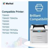 260XL PG-260XL Black Ink Cartridge Compatible Replacement for Canon 260 260XL PG260XL PG-260XL Black for Pixma TS6420a TS6420 TS6400 TR7020a TR7020 TR7000 TS5300 TS5320 Printer Ink Cartridge (2 Black)