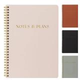 Beautiful Daily Planner And Notebook With Hourly Schedule - Aesthetic Spiral To do List Notepad to Easily Organize Your Tasks And Appointments - Stylish Book And School Or Office Supplies For Women - 
