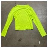 Neon Yellow Long Sleeve Athletic Top S - Retail: $12