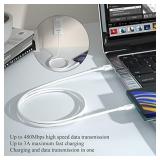 Truntau USB A to USB C Charging Cable 3.3FT Cord for iPhone 171615,iPad,MacBook,Google Pixel 1098,Moto,Switch Charger Cord,Fast USB Charger Cord,Car Carplay Cable,Apple White. - Retail: $7