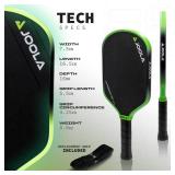 JOOLA Ben Johns Hyperion 3S 16mm Pickleball Paddle - Elongated Aero Curve Shape for Swing Speed - Propulsion Core Increases Spin and Control - UPA-A Certified - NFC Chip Enabled. *broken handle cap* -