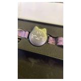 Waterproof Airtag Cat Collar, Breakaway Cat Airtag Collar with Luminous and Reflective Pattern Strap, Lightweight Kitten Collars for Apple Air tag, Hidden Holder for GPS Tracker - Cats, Kittens (9-13\