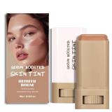 Beauty Balm Serum Boosted Skin Tint Stick  Face Tint Balm Foundation with Serum Benefits, Buildable Hydrating Coverage, Moisturizing Concealer Stick for Glowing Skin and Flawless Finish (6#, 1) - Re