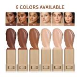 Beauty Balm Serum Boosted Skin Tint Stick  Face Tint Balm Foundation with Serum Benefits, Buildable Hydrating Coverage, Moisturizing Concealer Stick for Glowing Skin and Flawless Finish (6#, 1) - Re