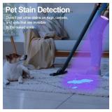 Vansky UV Flashlight Black Light, 51 LED Blacklight Pet Urine Detector for DogCat Urine, Dry Stains, Bed Bug, Resin Curing, Scorpions Finder - Retail: $13