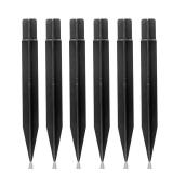 Moicstiy 6 Pcs Solar Light Stakes Replacement, 8.27 Inch Plastic Ground Stakes, Black Pathway Lights Spike for Yard, Garden, Outdoor (Inside Diameter 0.87 Inch) - Retail: $9
