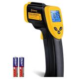 Etekcity Infrared Thermometer Laser Temperature Gun 774, Meat Food Candy Oven Thermometer for Griddle Accessories, Heat Gun for Cooking Refrigerator Tools, Yellow - Retail: $17