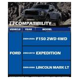 Dynofit 2.5\ Lift Leveling Kit for 2004-2026 Ford F150 4WD2WD and 2003-2018 Expedition | Front Forged Strut Spacer Suspension Kit for Shock Absorber - Retail: $52in