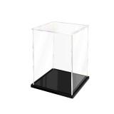 XINISS Clear Acrylic Display Case for Collectibles Assemble Doll Display Case Alternative Showcase for Lego Action Figures Model Statues Home Storage (6x6x10 inch; 15x15x25 cm) - Retail: $20