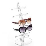 Eyeglasses Sunglasses Storage Display Stand Holder Organizer Case Show Rack for 5 Glasses - Retail: $9
