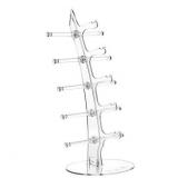 Eyeglasses Sunglasses Storage Display Stand Holder Organizer Case Show Rack for 5 Glasses - Retail: $9