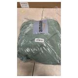 Bedsure Duvet Cover Queen Size with Fitted Sheet - 4 Pieces Prewashed Cotton-Like Extra Soft Bedding Set, Includes 1 Duvet Cover 90x90 Inches, 2 Pillow Shams, 1 Fitted Sheet, Sage Green - Retail: $45