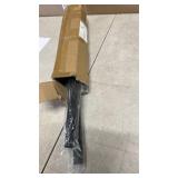 TITGIPE Black Shower Curtain Rod 32-80 Inches, No Drilling Tension Curtain Rod, Rust Proof Adjustable Spring Rods for Bathroom and Window, Stainless Steel - Retail: $20