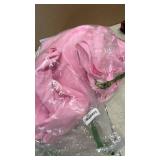 BRILLMAX 6 Pack Pink Round Tablecloths 108 Inch - Circle Bulk Linen Polyester Fabric Washable Table Cloth Cover for Wedding Reception Banquet Birthday Party Buffet Restaurant - Retail: $60