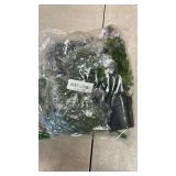 RECUTMS Fake Plants Hanging with Pots 3 Pack Artificial Ivy Vine Fake Potted Plants Artificia Eucalyptus Plants Mandala Ivy Vine Leaves Pea Pod Shelf Plants for Home Room Wall Indoor Outdoor Decor - R