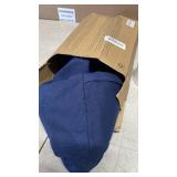 Nook Theory 3 Pcs Reusable Grocery Bags - Heavy Duty Canvas Bags, Large Reusable Shopping Bag, Picnic, 100percent Cotton (Deep Blue) - Retail: $230