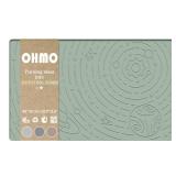 OHMO Dog Food Mat, Silicone Waterproof Cat Food Mat, Non-Skid Spill Proof Pet Feeding Mat for Food and Water, Easy to Clean Dog Placemat(Sage Green, 18.9\ x 11.8\in) - Retail: $14in