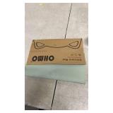 OHMO Dog Food Mat, Silicone Waterproof Cat Food Mat, Non-Skid Spill Proof Pet Feeding Mat for Food and Water, Easy to Clean Dog Placemat(Sage Green, 18.9\ x 11.8\in) - Retail: $14in