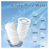Zero Replacement Water Filter Resin Filtration System 0 TDS 0 Leak,Compatible with Zero Water Pitcher and Dispenser, Reduce LeadChromiumPFOAPFOS (Pack of 4 by TOMOON) - Retail: $35