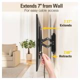 Mounting Dream UL Listed Advanced Tilt TV Wall Mount for Most 42-90 Inch TVs, TV Bracket with Full Tilt Extension up to 7\, Fits 16\in, 18\in, 24\in Studs, Max VESA 600x400mm and 120LBS MD2104 - Retai