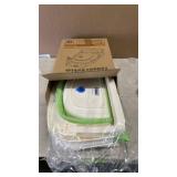 BUNWAG Baby Bathtub, Collapsible Newborn Bathtub for Infant to Toddler 0-24 Months with Soft Cushion and Thermometer,Portable Travel Newborn Tub with No-Slip Feet, Baby Shower Gifts,Green - Retail: $5