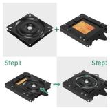 ERGOSEAT Quick Disconnect Seat Mount V2,16cmSwivel,1PAC - Retail: $578