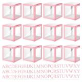Thyle 12 Pcs Transparent Balloon Boxes Clear Balloon Boxes with 99 Letters for Baby Shower Gender Reveal Grad Birthday Party Bridal Wedding Anniversary Backdrop Decoration (Pink) - Retail: $32