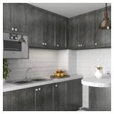 VEELIKE Grey Wood Wallpaper 15.7