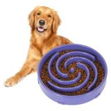 Slow Feeder Large Dog Bowls for Large Medium Dog Non Slip Maze Puzzle Bowl Pet Slower Food Feeding Dishes Interactive Bloat Stop Dog Bowl Preventing Choking Healthy Dog Bowl, Lavender - Retail: $15