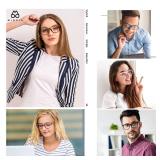 MIGSIR Blue Light Blocking Glasses for Computer Gaming, Fashion Fake Helps Reduce Screen Fatigue Eyeglasses for Women Men - Retail: $16