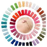 CÉLLOT 60Pcs Baby Hair Clips 1.2\ Tiny Baby Bows Snap Hair Clips for Thin Hair Grosgrain Ribbon Hair Bows Clips for Baby Girls Toddlers Infant in Pairs - Retail: $10in
