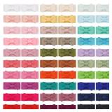 CÉLLOT 60Pcs Baby Hair Clips 1.2\ Tiny Baby Bows Snap Hair Clips for Thin Hair Grosgrain Ribbon Hair Bows Clips for Baby Girls Toddlers Infant in Pairs - Retail: $10in